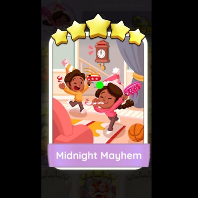 Midnight Mayhem 5  Set 16 Prestige Monopoly _Go Sticker 