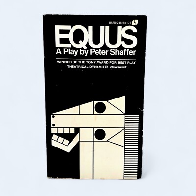 Vintage Paperback EQUUS a Terrifying Play by Peter Shaffer 5th printing 1975