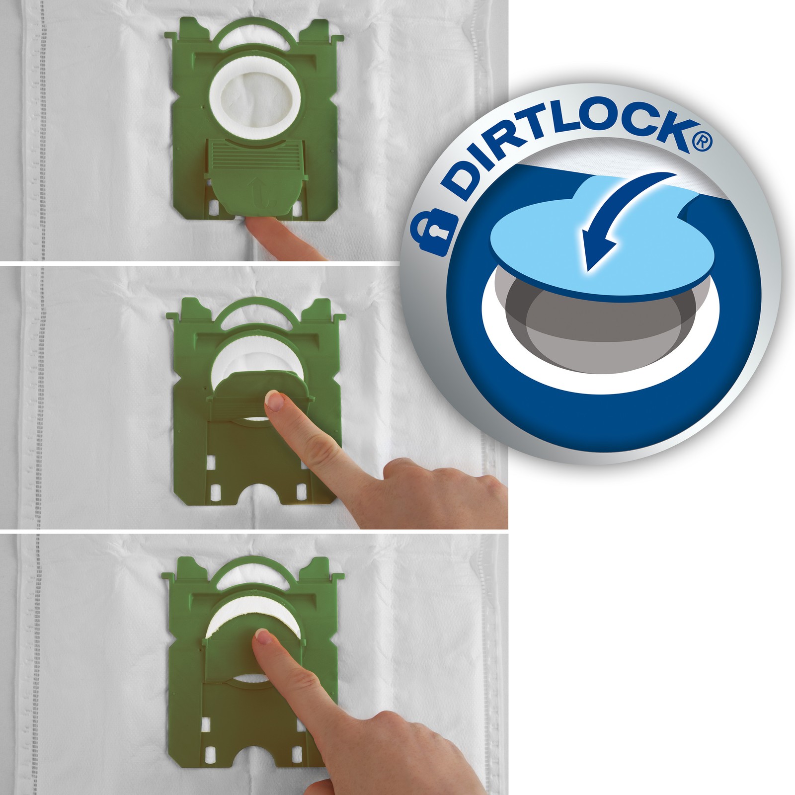 SWIRL Staubsaugerbeutel  X351 EcoPor® für Hoover Rowenta Severin 12 Beutel - Bild 5 von 11