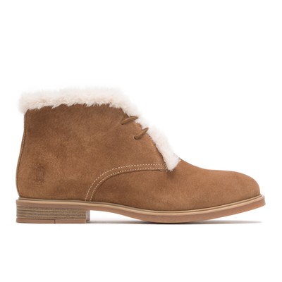 Женские замшевые туфли Hush Puppies Bailey Fur Chukka Chestnut Suede 7 W