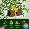 Crested Gecko Hide - Essential Crested Gecko Accessories for Tank - Reptile Hide Cave with Suction Cups - Unbreakable Realistic Tree Trunk Design - Safe Resin for Geckos, Lizards, Snakes