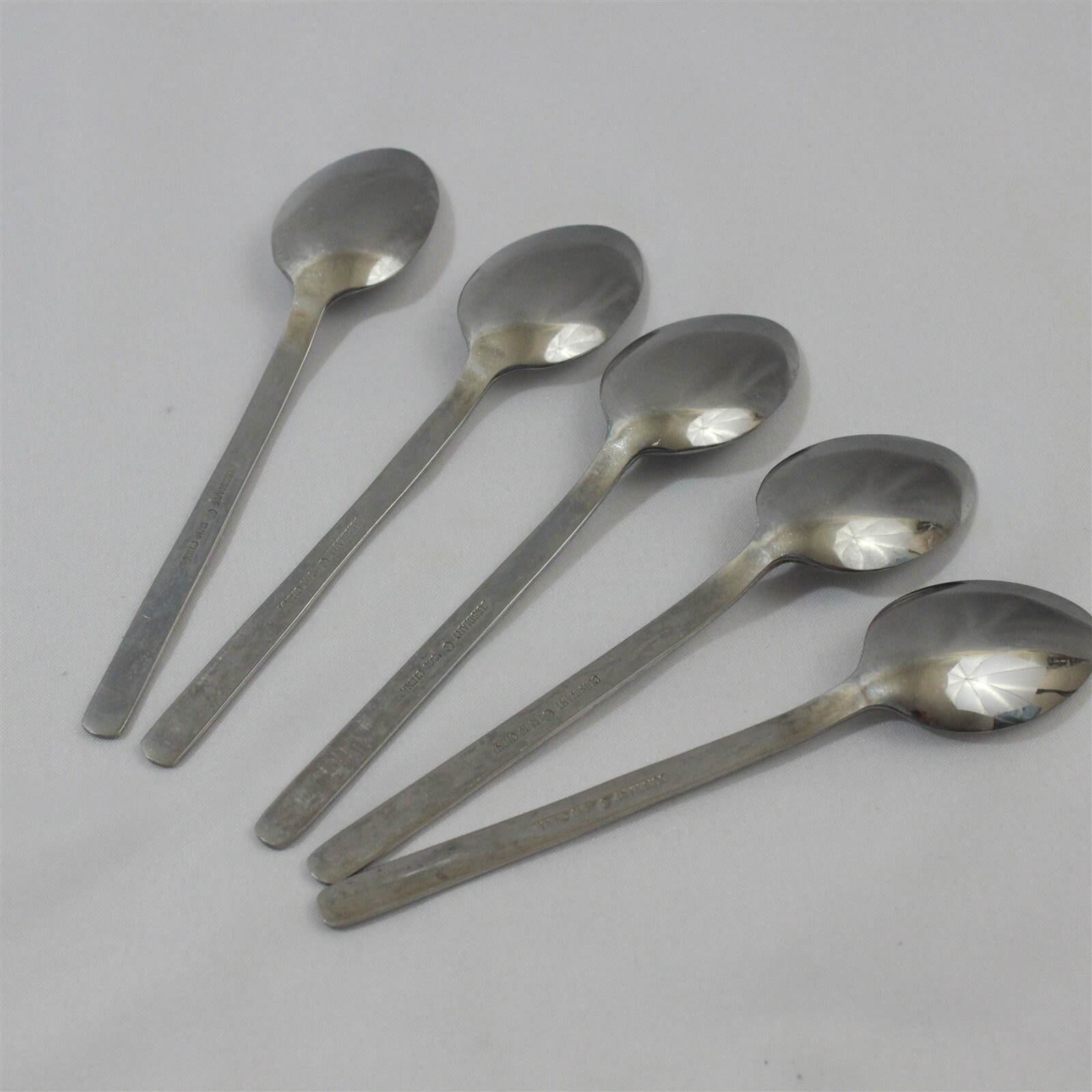 Cuisinart Seminary 18/10 Stainless Flatware Teaspoons x 5 *See condition