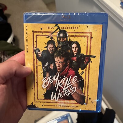BOY KILLS WORLD (BLU-RAY + DVD + DIGITAL) New Sealed