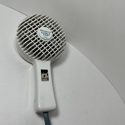 Windermere Curly Top Model HDR-12 Hair Dryer 1200W Works Missing Switch Y1