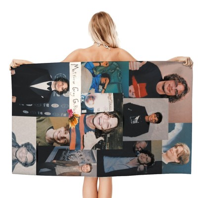 Matthew Gray Gubler Beach Towel Quick Dry Lightweight Sea Blanket for Yoga
