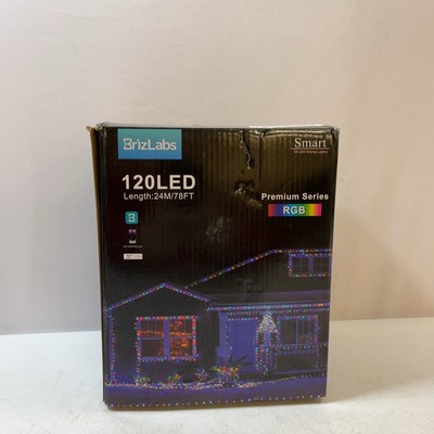 Brizled Color Changing Smart Christmas Lights, 78FT 120 LED C9 String Lights ...