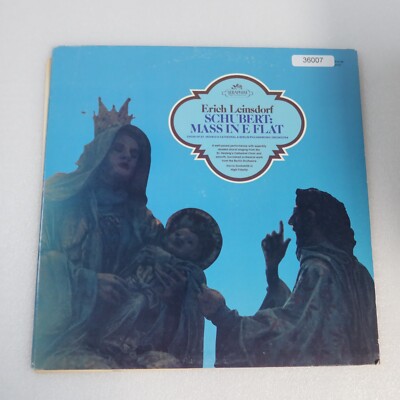 Erich Leinsdorf Schubert Mass No 6 In E Falt D 950 LP Vinyl Record Album
