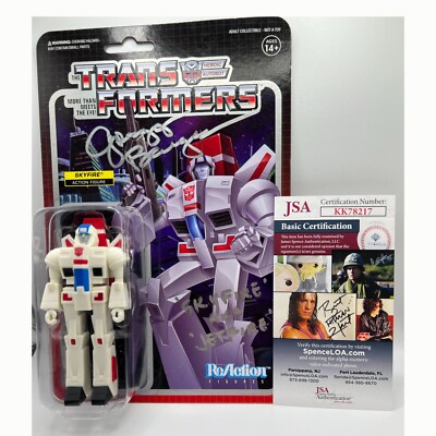 GREGG BERGER Authentic Signed ''SKYFIRE TRANSFORMERS'' Super 7 Reaction (JSA COA)