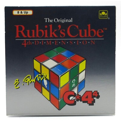 Vintage The Original Rubik's Cube 4th Dimension In Original Packaging.