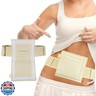 [2 Pack] Feeding Tube Belt, PEG Tube Holder G-Tube Protective Belt Breathable Beige with Slit for G Tube J Tube PEG Tube Supplies, No More Taping The Tube