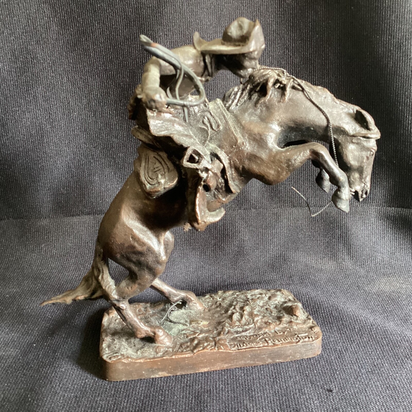 Frederic Remington The Bronco Buster Bronze Sculpture Statue Frederic Remington The Bronco Buster Bronze Sculpture Statue