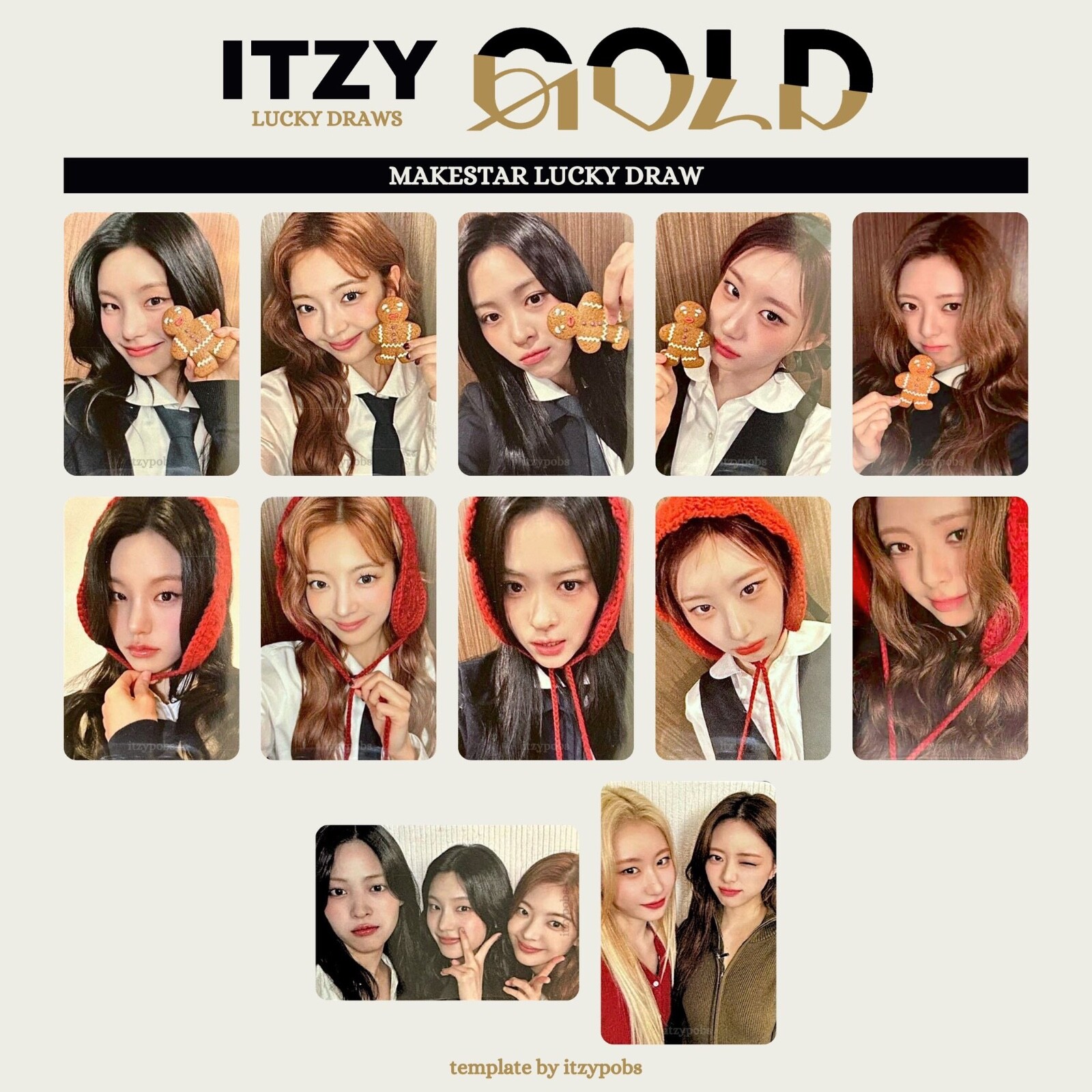 ITZY GOLD MAKESTAR 直筆サイン ポラロイド ユナ ➀ ITZY GOLD MAKESTAR 直筆サイン ポラロイド ユナ ➀ ITZY - GOLD