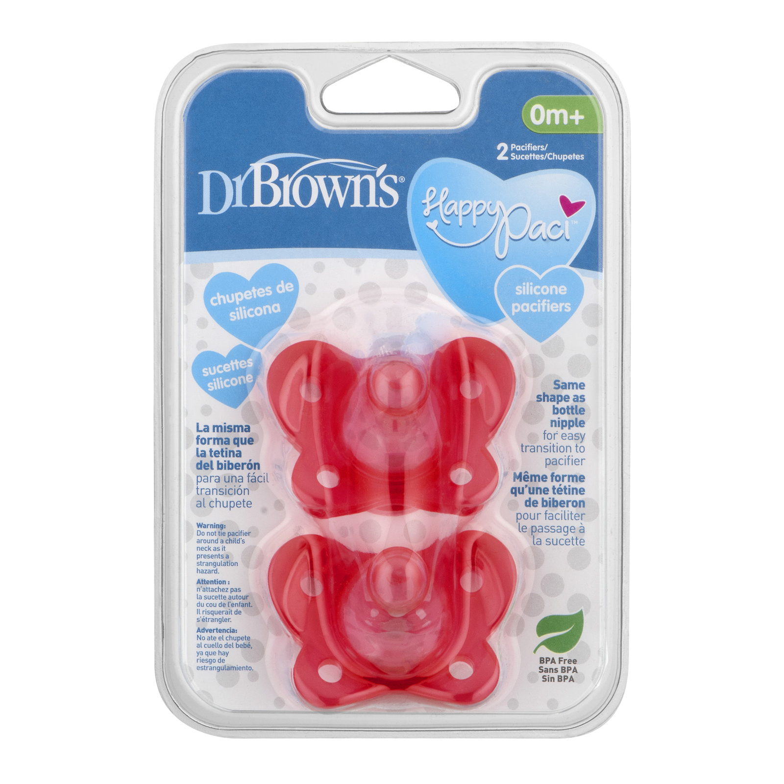 Dr. Brown's Newborn Pacifier 0+ Months 2 Counts Pink | eBay