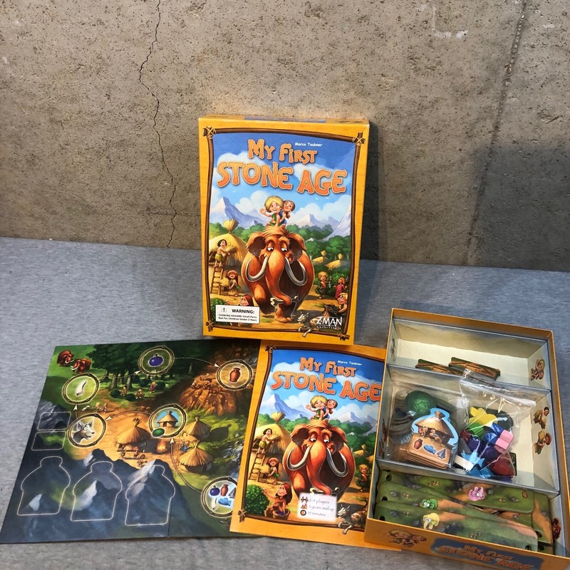 S My First Stone Age Board Game 100% Complete  2016
