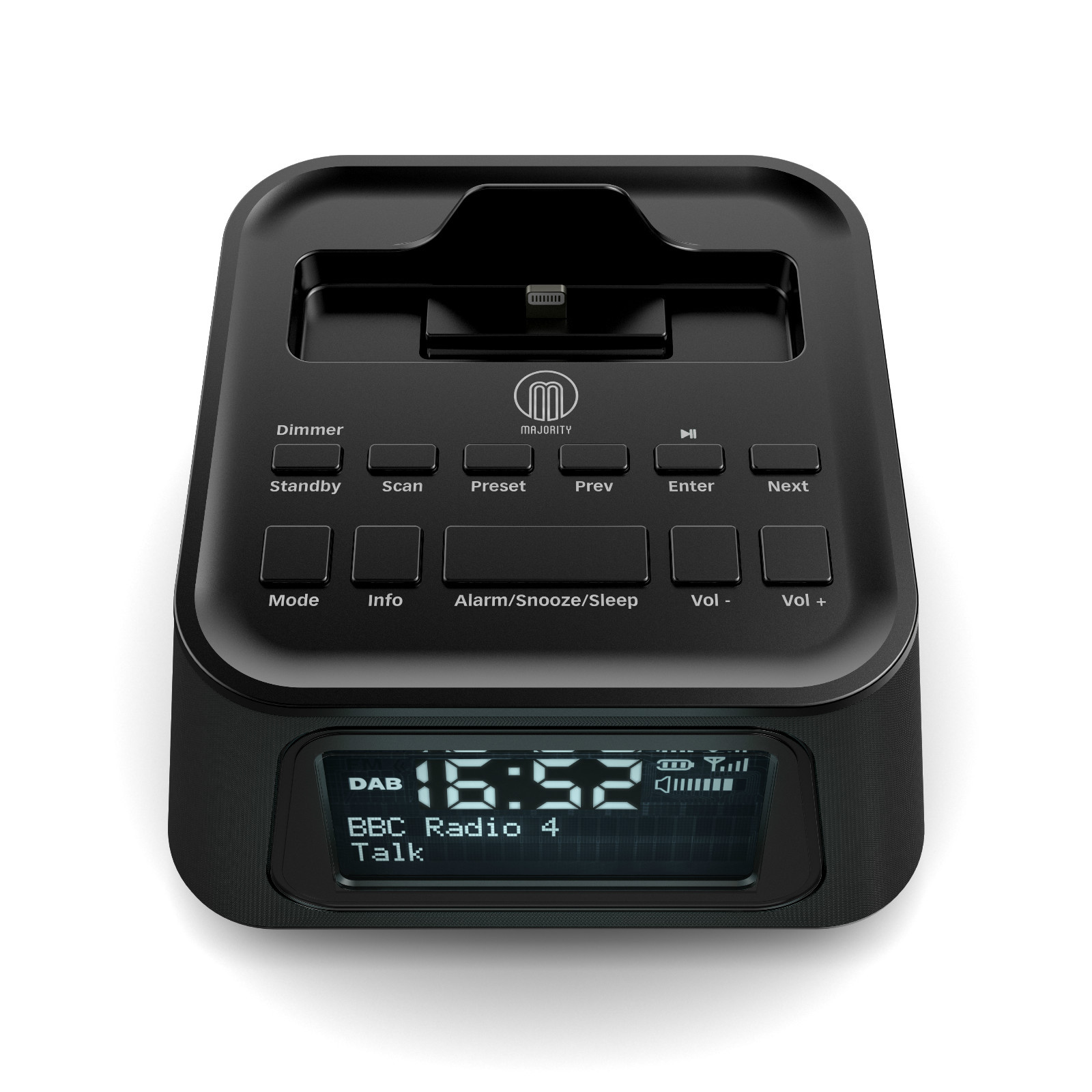 Madingley Rise DAB Radio Docking Station Speaker Dock Alarm iPhone 5/S