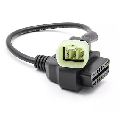 For KTM Motorcycle Auto Diagnostic Scanner Tool 6Pin To 16Pin OBD2 Adapter Cable