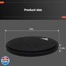 Practice Drum Pad, Drum Practice Pad, Silent Practice Pad for Drumming with Different Playing Surface with 1 Pairs Drum Sticks (Style 2)