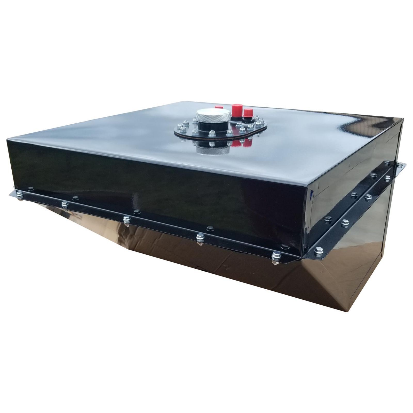 RCI Fuel Cell Wedged 30 Gallon Multi-Level Black 10an SFI RCI Fuel Cell Wedged 30 Gallon Multi-Level Black 10an SFI