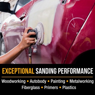 Dura-Gold 6" Wet or Dry Sanding Discs - 320 Grit (Box of 20) - Hook & Loop Back