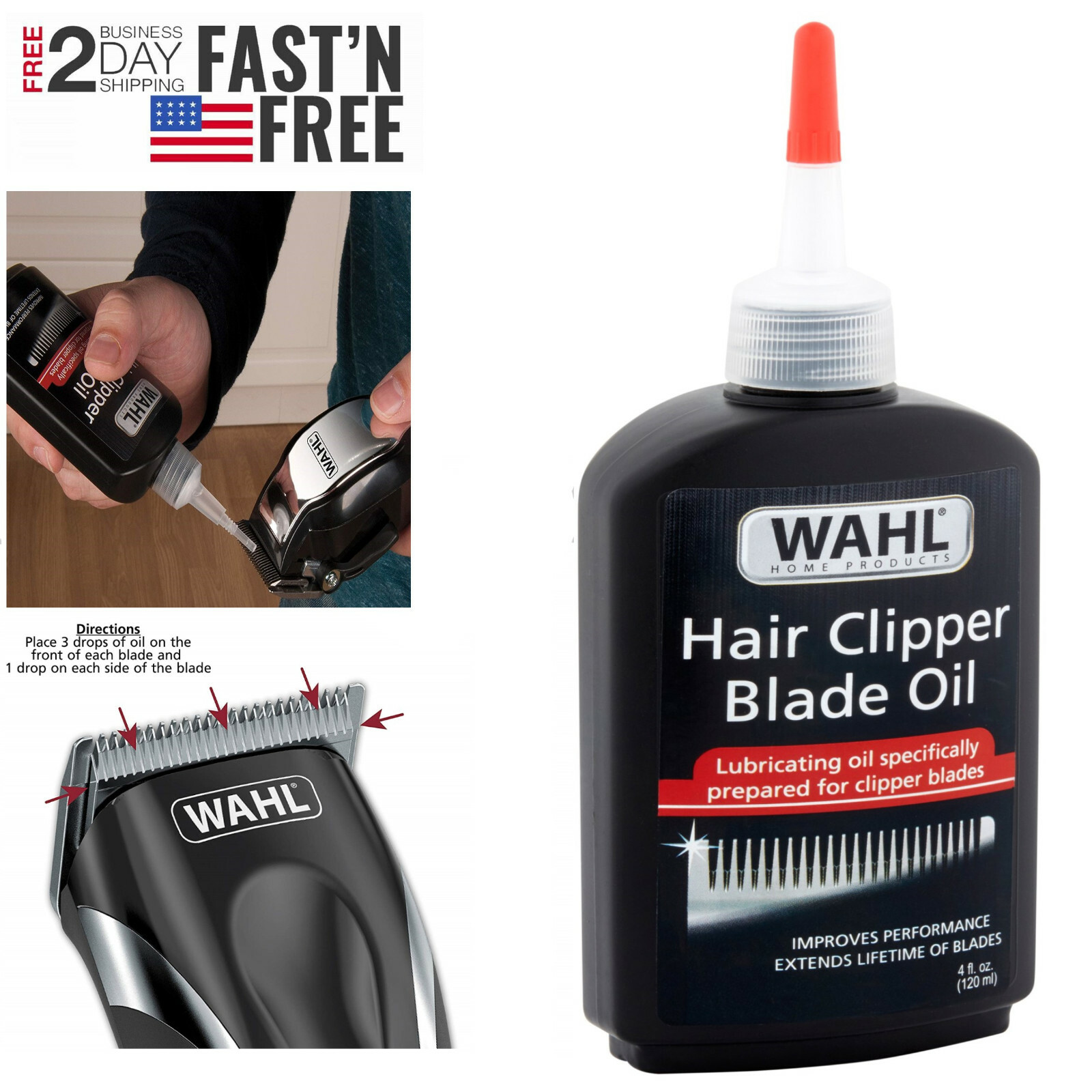 wahl hair clipper blade oil