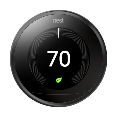 Google Nest Learning Thermostat 3rd Gen Black T3016US