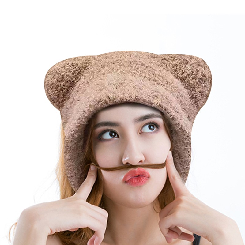 Amazon.com: 1 Pair Furry Bear Ears for Helmet Cute Helmet