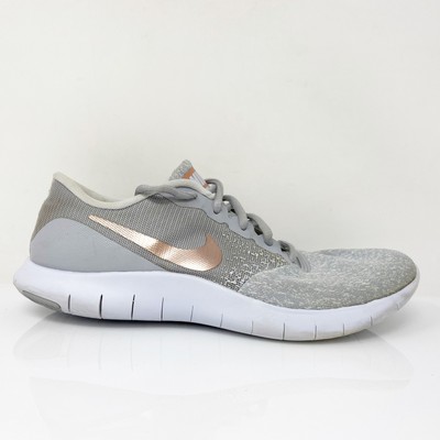 

Nike Womens Flex Contact 908995-006 Серые кроссовки для бега, размер 8, Серый, Flex Contact