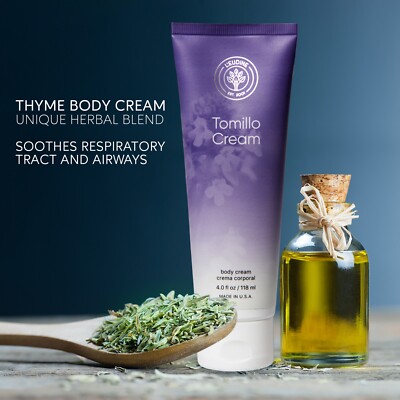 LEUDINE Tomillo (Thyme) Cream - Decongests the respiratory tract