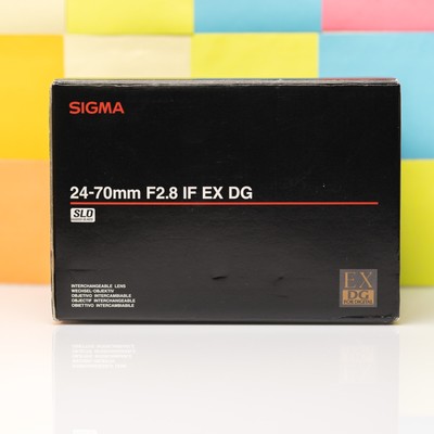 SIGMA 24-70mm F2.8 EX DG HSM for Nikon F mount - USA [Mint+++]