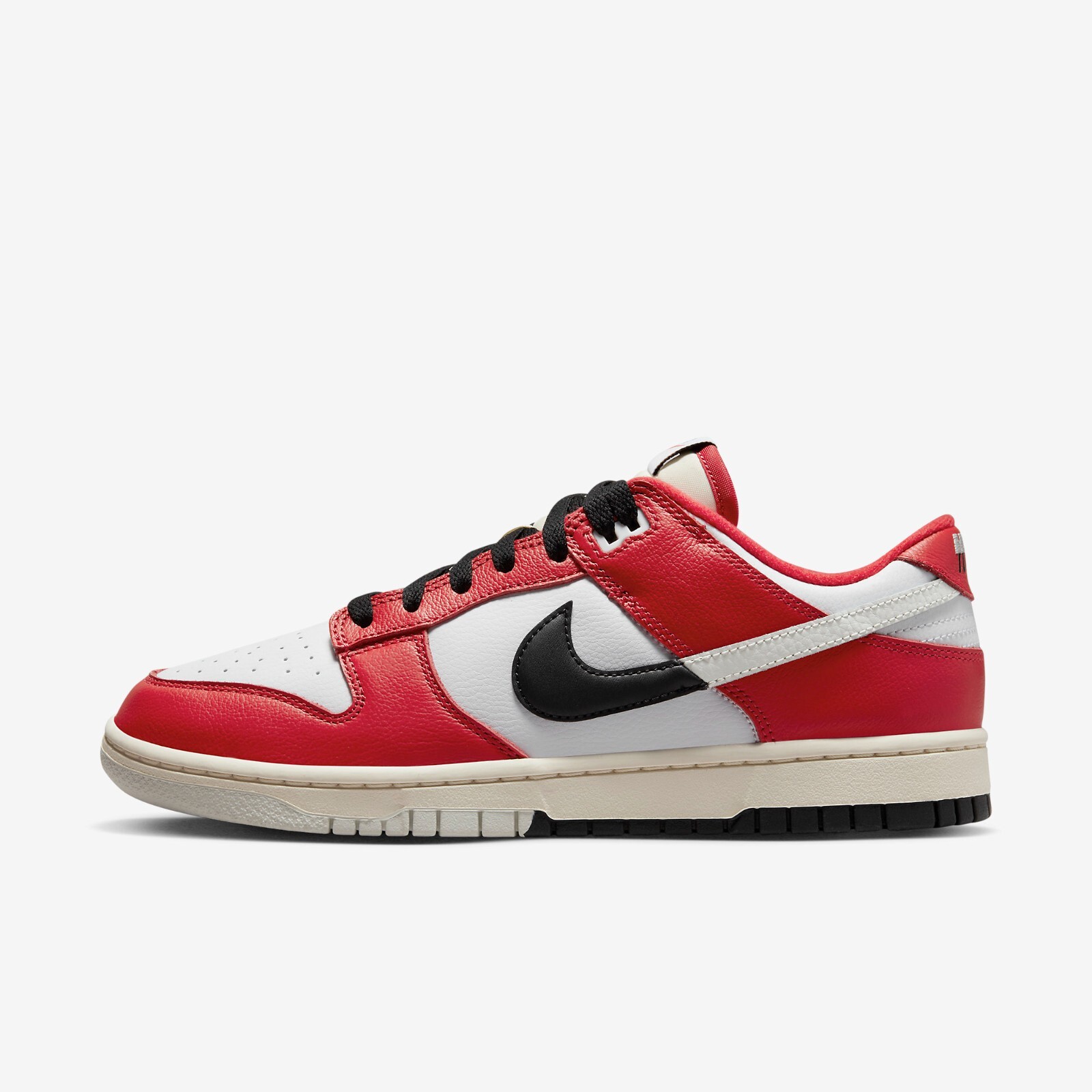 

Мужские кроссовки Nike Dunk Low Retro PRM University Red Black DZ2536-600, Nike Dunk Retro Low