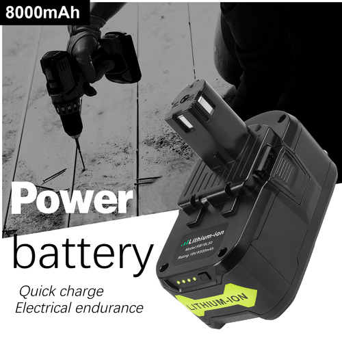 8.0Ah 12Ah For Ryobi For One Plus P108 18V Lithium-ion High Capacity Battery Lot