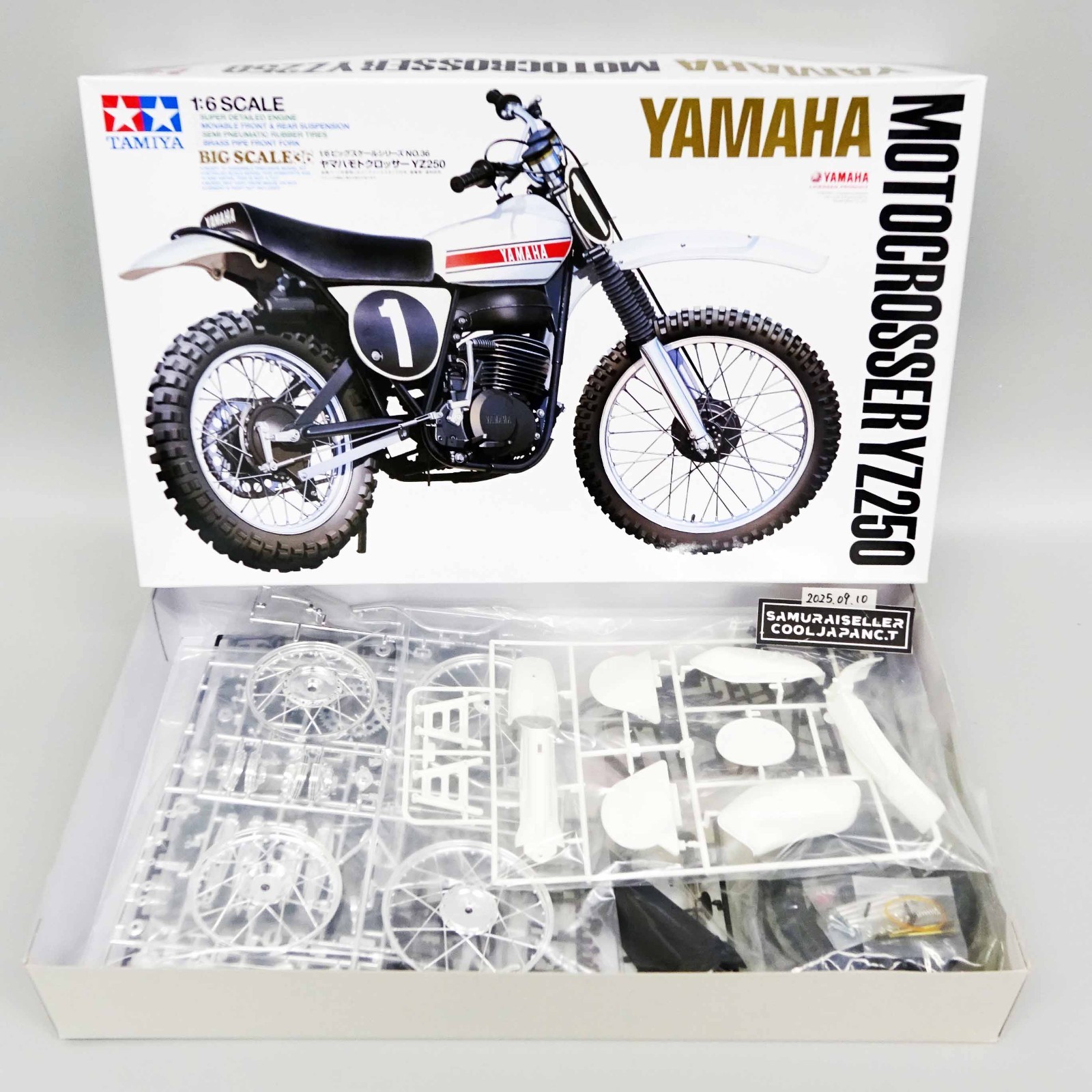 タミヤ ヤマハ モトクロッサー YZ250 1/6スケール Amazon | タミヤ 1/6 オートバイシリーズ No.36 ヤマハ