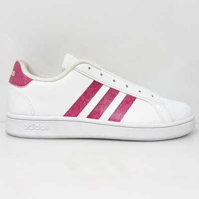 

Adidas Girls Grand Court EG5136 Белая повседневная обувь Кроссовки Размер 4, Белый, Grand Court