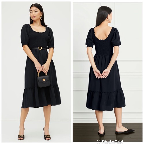 Hill House The Louisa Nap Dress in Wrinkle-Resistant Crepe