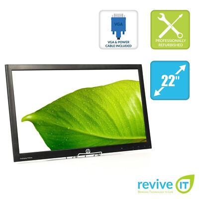 HP ProDisplay P222va 22'' Widescreen 1920x1080 LED Backlit Monitor ONLY Grade B