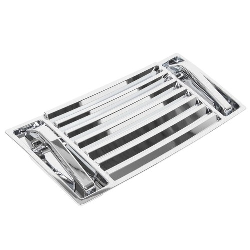For 2003-2009 Hummer H2 Chrome Hood Deck Vent Panel Grille with handle covers