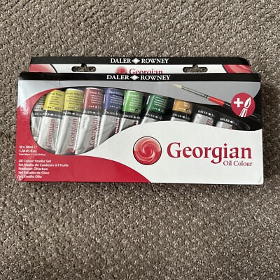 Daler-Rowney Oil Colour Set of 10 x 38ML Tube