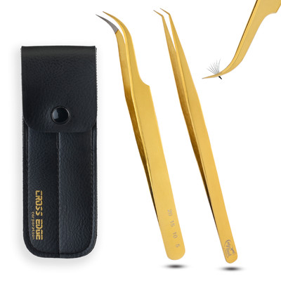 Best Fiber Point Tip Eye Lash Tweezers for Eyelash Extensions Mega Microfiber