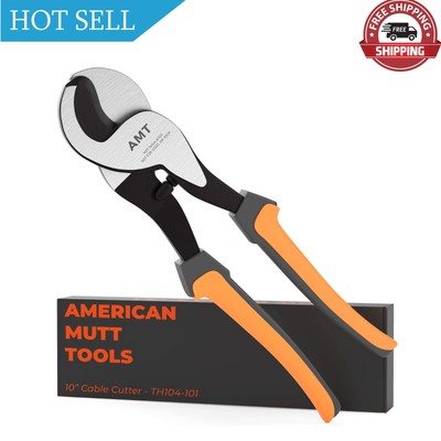 AMERICAN MUTT TOOLS 10 Inch Cable Cutters Heavy Duty Shears | Heavy Duty Wire...