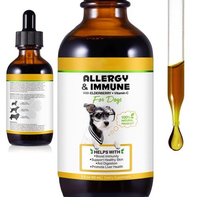 NIFEISHI Allergy & Itch Relief Liquid for Dogs - Anti Supplement... 