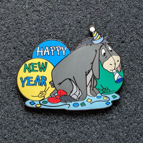 Winnie the Pooh Disney Lapel Pin: Happy New Year Eeyore