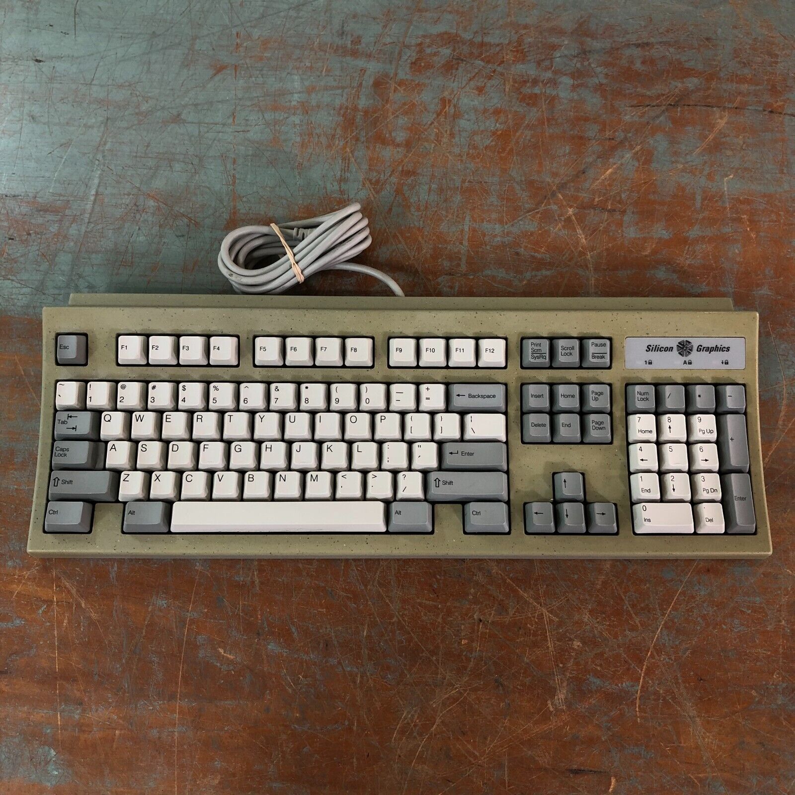 Silicon Graphics SGI Keyboard Granite 062-0002-001 RT6856T Silicon Graphics SGI Keyboard Granite 062-0002-001 RT6856T