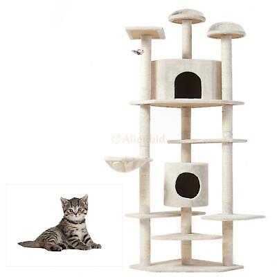 85x60x30 cm Cat Tree with Recliner//Swing Sofa Easy to Clean /& Assemble Cat Scratch Posts play on swing Soft Fabric Cat Scratching Post