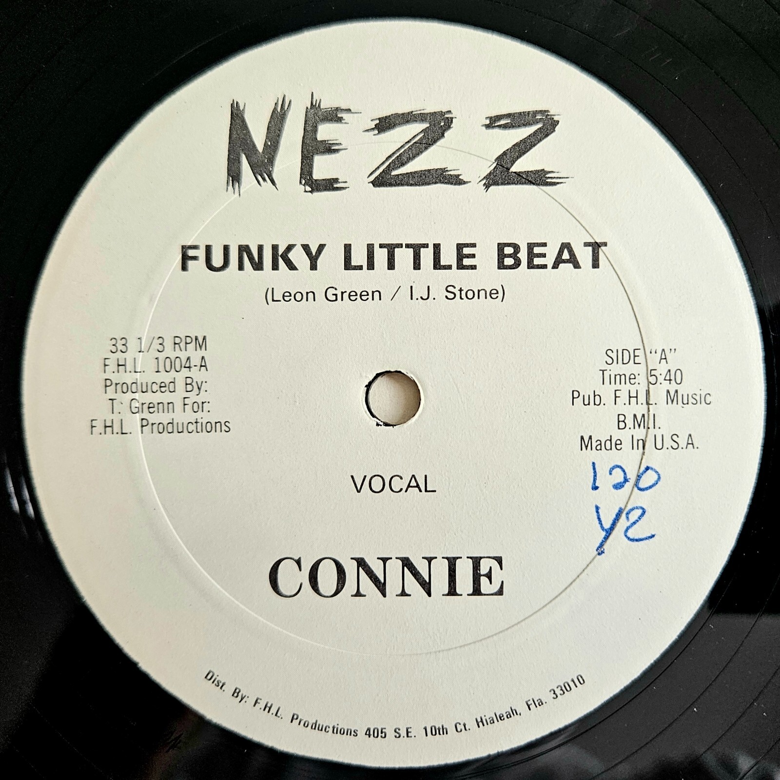 洋楽 CONNIE/FUNKY LITTLE BEAT (US 12