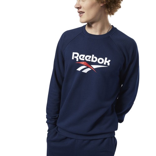 

[FK3371] Мужская толстовка с круглым вырезом Reebok Classics Vector, Синий