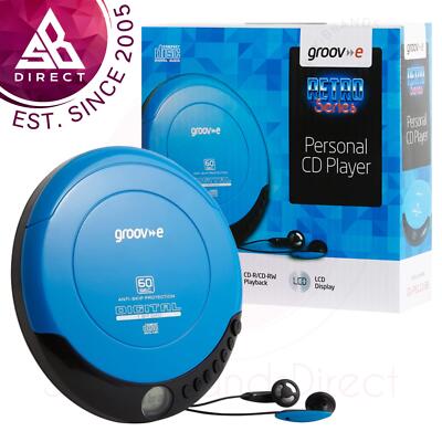 Groov-e Retro Serie Persönliche Tragbar CD Player Mit Ohrhörer   LCD Anzeige 