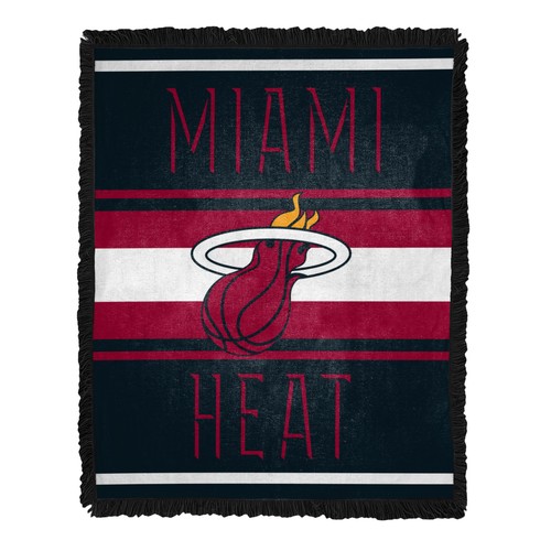 Тканое жаккардовое одеяло Northwest NBA Miami Heat с носом и снастями