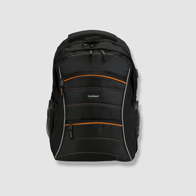 $75 Rockland Men's Black Smart Gear USB Laptop Shoulder Backpack Bag