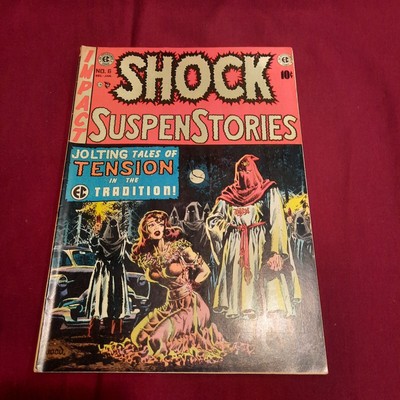 Shock SuspenStories #6 Classic Bondage Cover, Pre-Code Horror EC 1952, Fine- 5.5