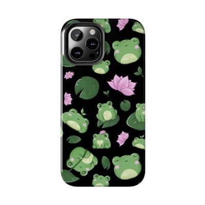 Cute Green Kawaii Frog Tough iPhone & Samsung Galaxy Case Cover
